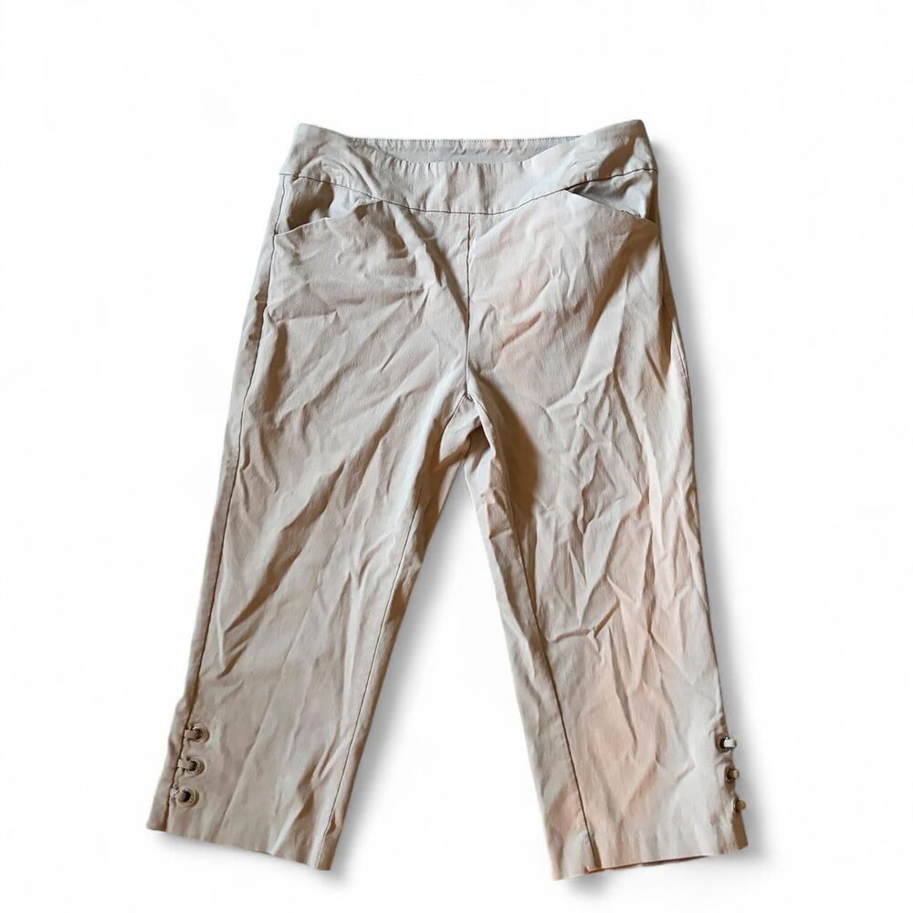 Unbranded Women's Tan and Cream Trousers